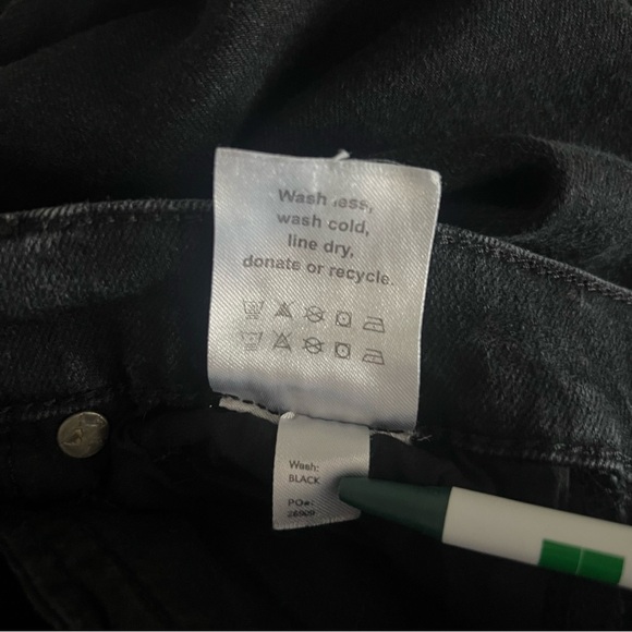 Reformation Emma High Rise Wide Leg Black Jeans Size 26 Boho Minimalist Festival - Picture 7 of 8